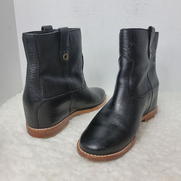 Cole Haan Zillie Women's Boots Size 6.5 B Black Leather Bootie N5664 Shoe - Picture 5 of 8